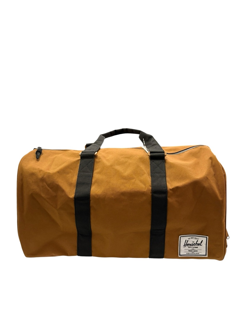 Herschel Supply Company Men's Duffel Bag in Camel with Black Straps